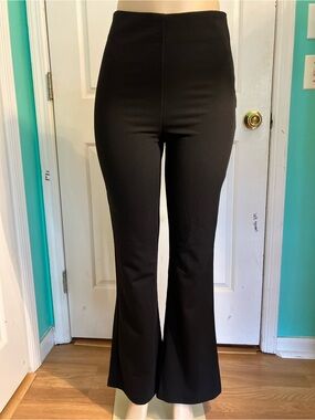 H&M Black High-Rise Bootcut Pants